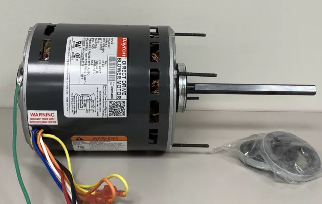 Dayton 6GC94BH Direct Drive Blower Motor 3/4hp 1PH 277V 1075 RPM/3 Speed