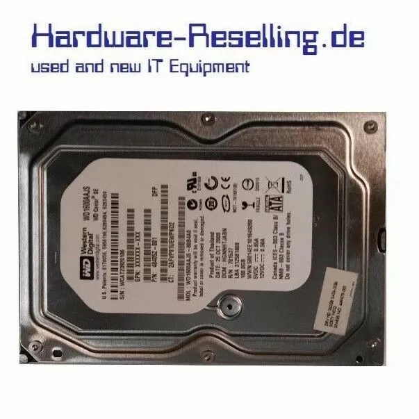 WD 160GB 7,2K 3GB 3,5" SAS LFF WD1600AAJS-60B4A0 HP Pn: 449979-001 484052-001