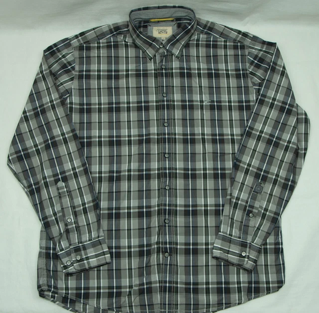 Chemise Homme Camel Active Manches Longues En Coton - Taille 3XL - Très Bon état
