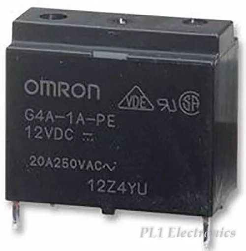 Omron Electronic Components   G4A-1A-Pe 12Dc   Relay, Spst-No, 12Vdc, 20A, Pcb