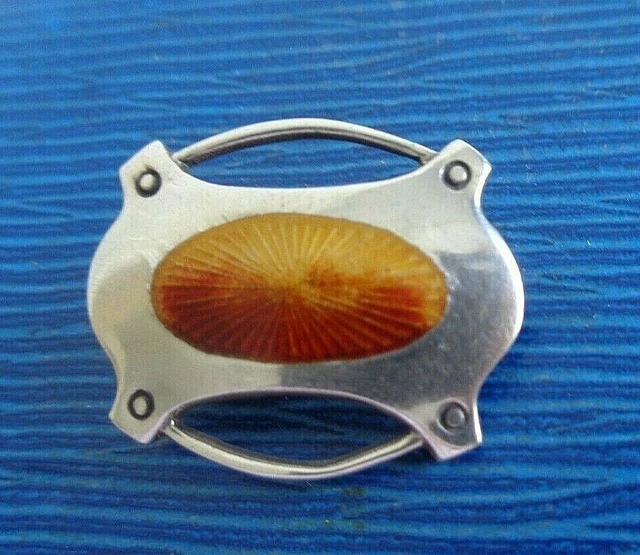 Broche Vintage Grenouille En Argent 925 & émail – Taxco Mexique Années 1960 – État Parfait