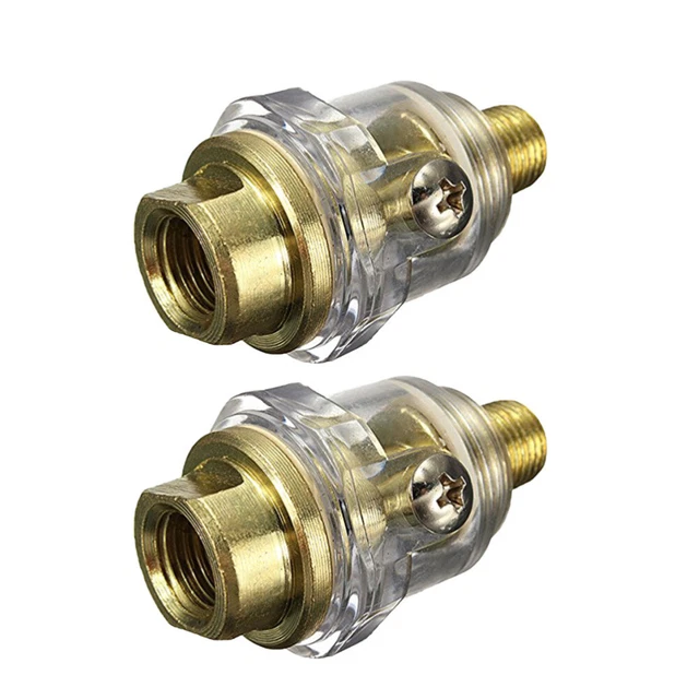 2 pz strumento per l'applicazione di olio lubrificatore in linea mini oliatore strumento ad aria