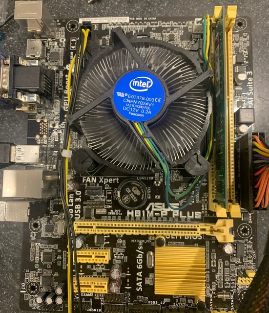 ASUS H81M-P MOTHERBOARD 1150 With i3-4340 CPU and 4Gb RAM £23.68 ...