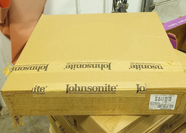 JOHNSONITE  rubber wall base SANDALWOOD DC45  4X120  TOE  NEW