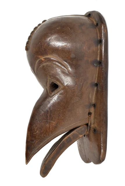 Chokwe Bird Mask with Moveable Jaw Angola African Art 2