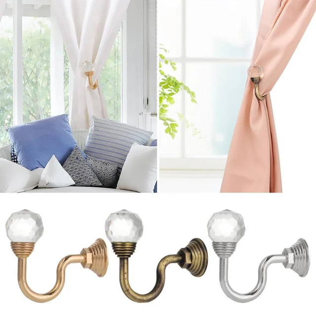 Curtain Hooks Fixing Holder Crystal Bracket Crystal Curtain Holdbacks