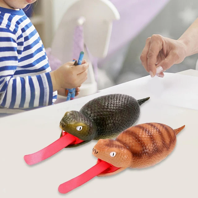 Tricky Squeezing Snake Toy Finger Press Toys for Holiday Present Party