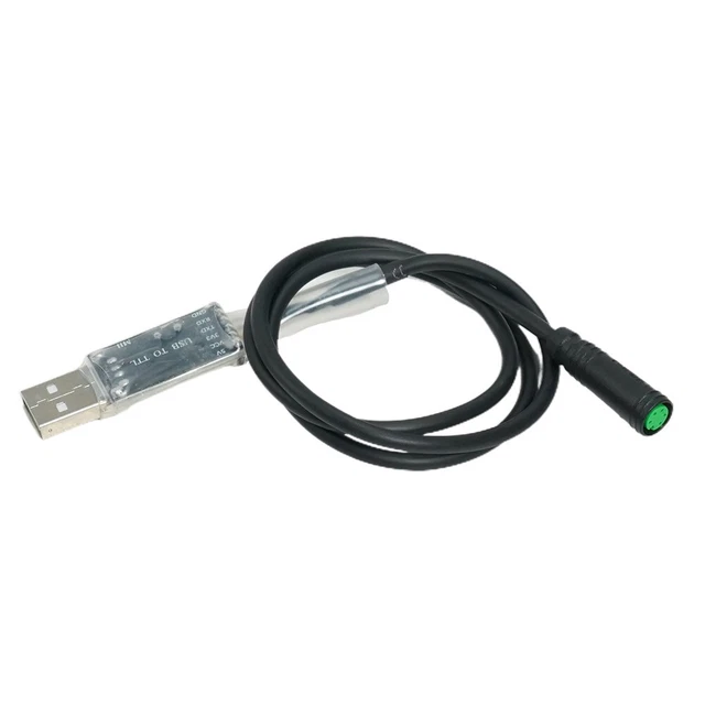 PC & Bafang BBS02 Drive Motor Electric Bike USB Connecting Programming Cable