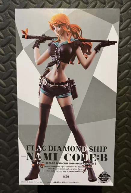 One Piece Flag Diamond Ship Code B NAMI Figure Banpresto New/Opened - US SELLER