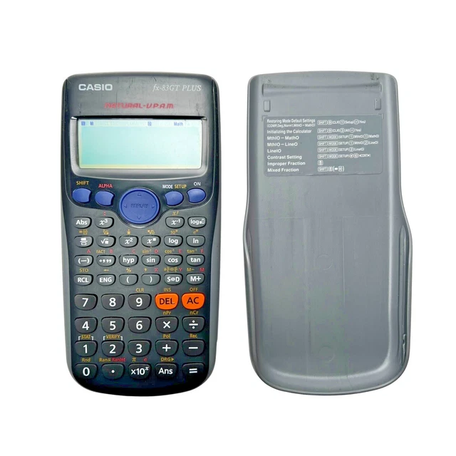 Casio Fx 83 Gt Plus Bedienungsanleitung Deutsch CASIO FX-83GT PLUS Scientific Calculator With Cover GCSE A Level Exam