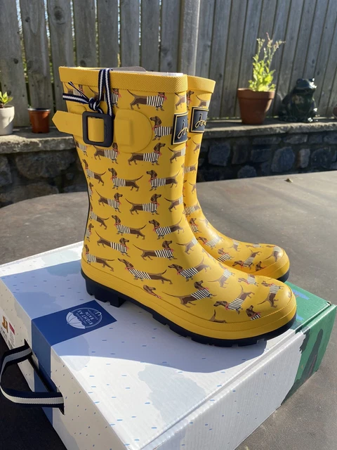 Joules dachshund best sale wellies