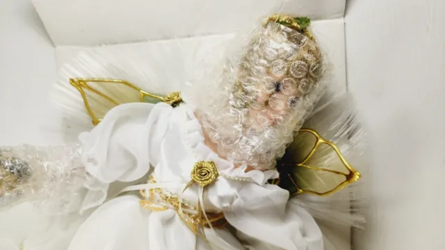 Porcelain Doll- Fiber Optic Angel Fairy Celestial- Heritage Signature Collection