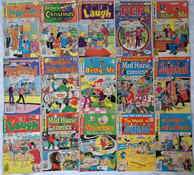 15 ARCHIE COMICS 1970's Archie, Betty, Veronica & Jughead + More Lot 6 ...
