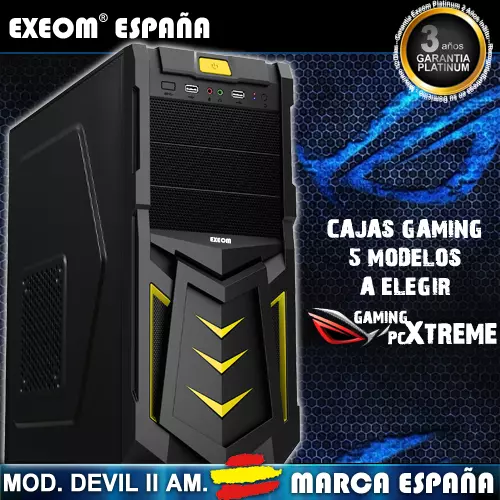 Ordenador Gaming Pc Intel Core i5 16GB DDR3 1TB HDD Wifi Sobremesa Marca España 2