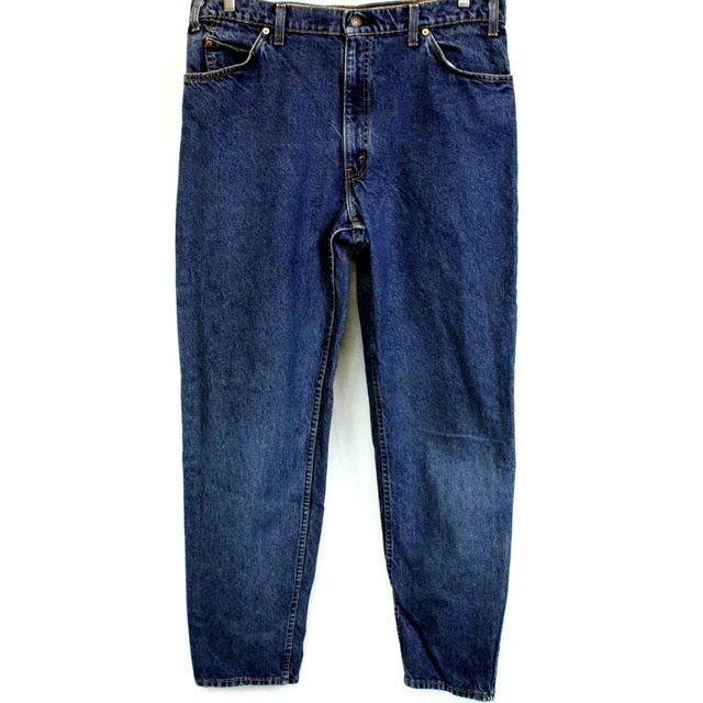 Vintage LEVIS 550 Orange Tab Jeans Relaxed Straight Fit USA Mens 38 x 34"