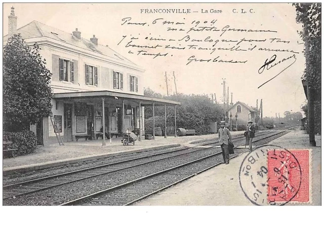 95  . n° 45199 . franconville . la gare