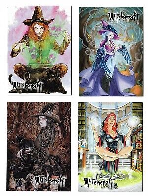 2016 Perna Studios Halloween Witchcraft 10 Card Set