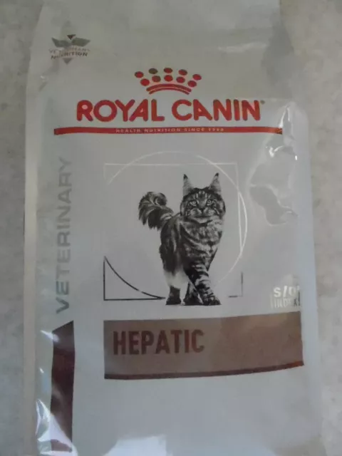 Croquettes chat ROYAL CANIN VETETINARY HEPATIC sac 2Kg (Valeur 34€)