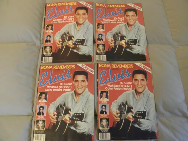 Elvis Magazine - Elvis Presley,1979,10 Giant Posters (16 X 22) 4 Rona Remembers