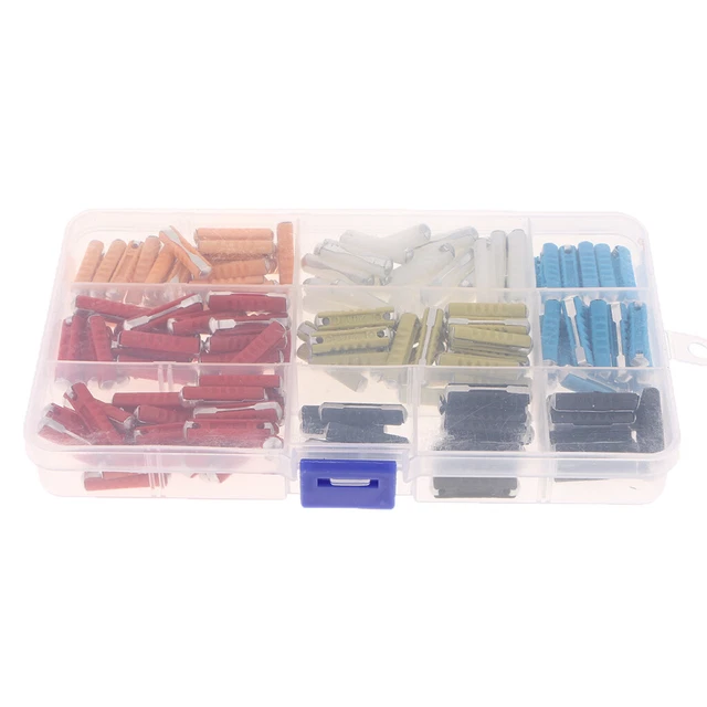 Kit d'assortiment de fusibles en forme de torpille de fusibles de voiture