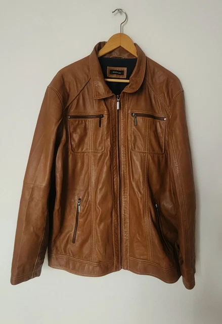 Veste Homme Laine Et Cachemire CARAMELO - Taille 50/XL - Couleur Marron Beige - Occasion