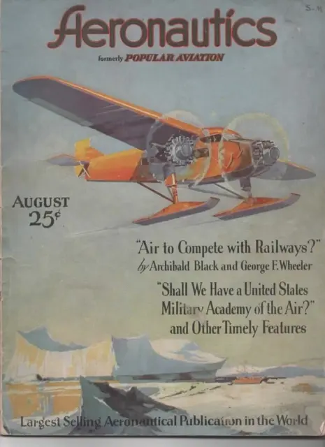 Aeronautics 1929 vintage aviation mag Wright Airplanes/women fliers etc/complete