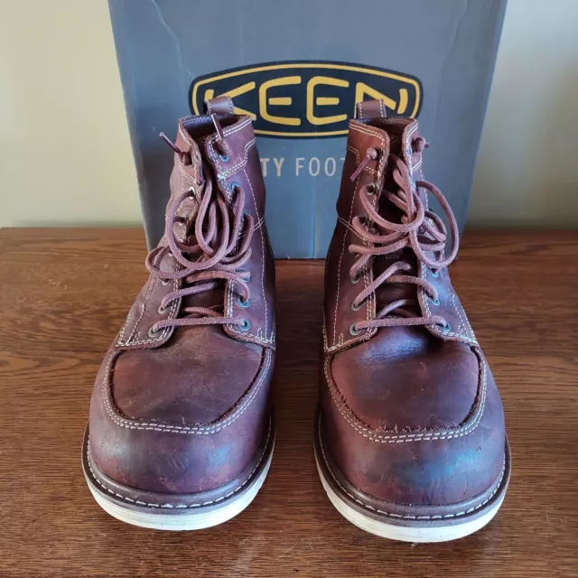 KEEN SAN JOSE 6" MEN'S UTILITY BOOTS SIZE 11 EE (Wide) LNIB (Java)