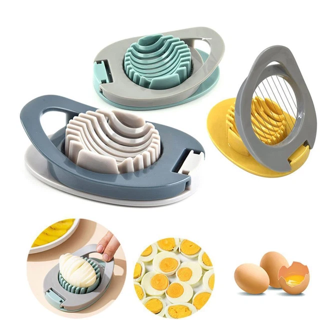PLASTIC HARD BOILED Egg Slicer Cutter Dicer Chopper Fruit