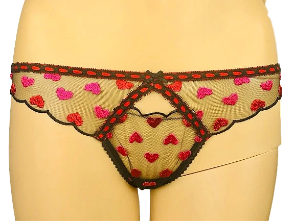 Victoria's Secret Floral Lace Thong Panty XS XS| Duty Free