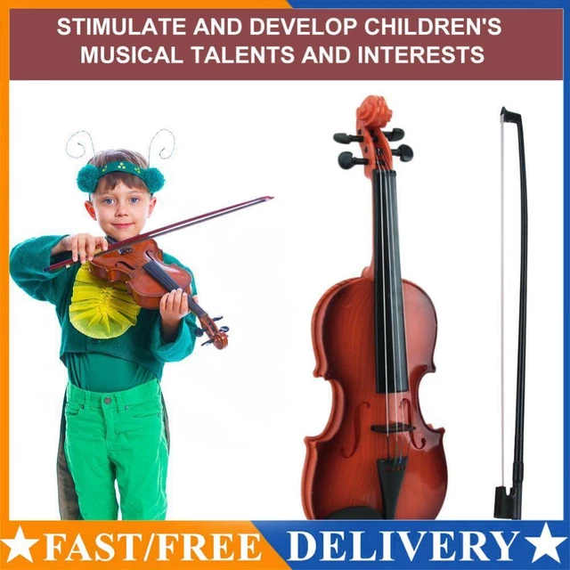 Acoustic Violin Toy Adjustable String Simulation Musical Instrument Kid Gifts AU