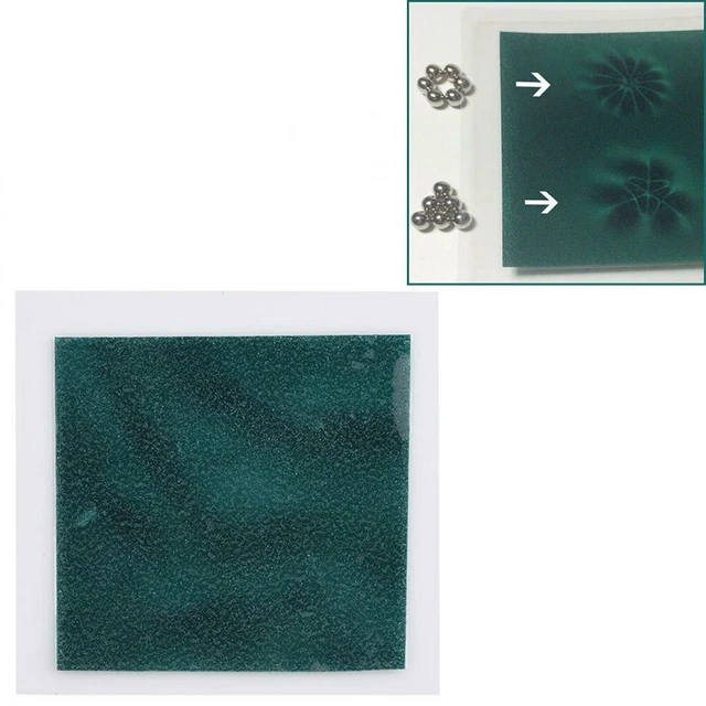 Pellicola Visualizzatrice Campo Magnetico, 2 Pezzi 15x10 Cm - Verde, Per Scoprire E Visualizzare Magnetismo