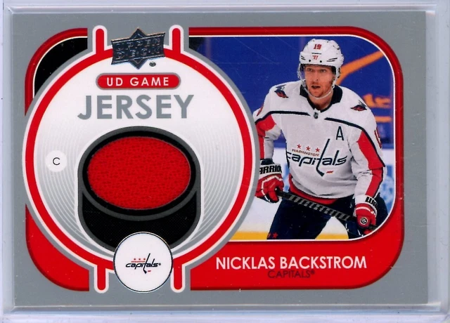 2021-22 Upper Deck Game Jerseys #GJNB Nicklas Backstrom - Washington Capitals