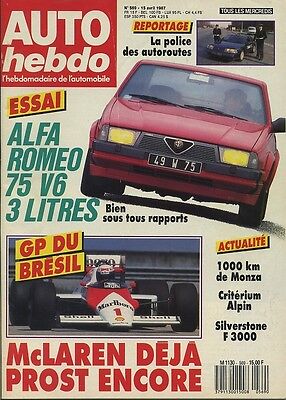 FORD C 100 LOLA T600 GTP AUTO hebdo n°262/16 avril 1981 Essai ALPINE A 310 V6 