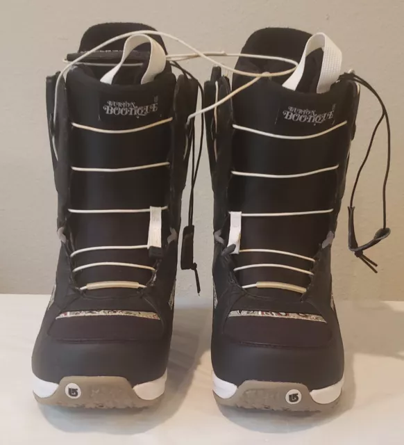 BURTON BOOTIQUE Imprint 1 + Snowboard Boots Women’s 9 Unique Pattern True Fit