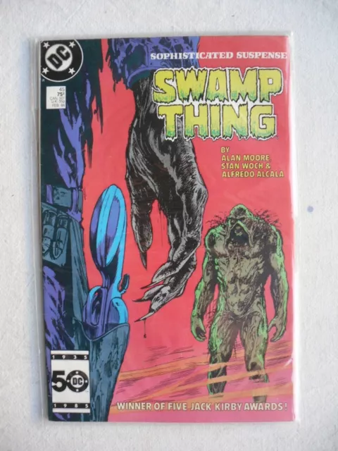 The Saga Of The Swamp Thing N°45 Vo En Excellent État / Very Fine / Near Mint