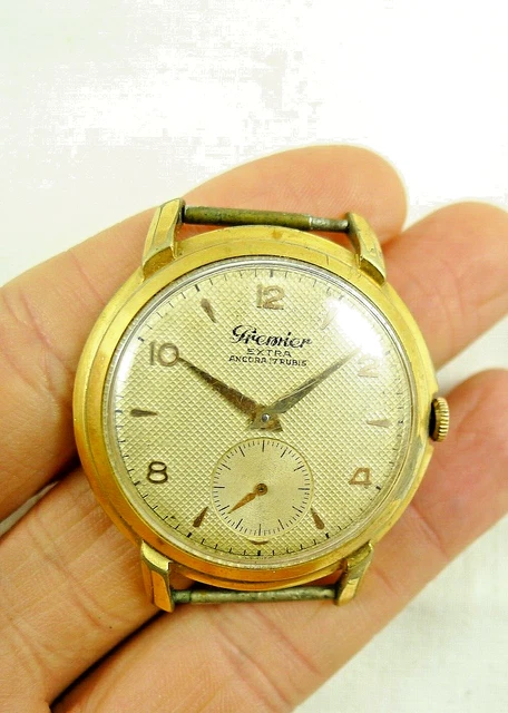 OROLOGIO MECCANICO VINTAGE Premier Extra Funziona 36Mm 1950 Idea Regalo EUR 68 88 PicClick IT