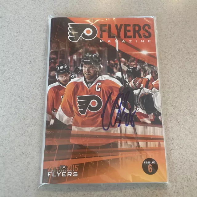 Claude Giroux Autographed Signed Philadelphia Flyers Magazine 2014-2015 Issue 6