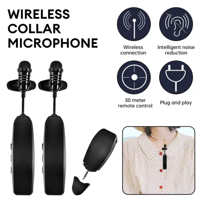 Wireless Mini Microphone Recording Vlog Mic Phone For Android iOS iPhone Type C