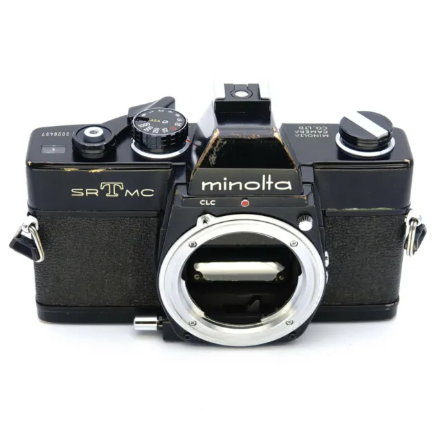 Minolta SRT MC body black 35mm film SLR Spiegelreflexkamera / SEALS 2
