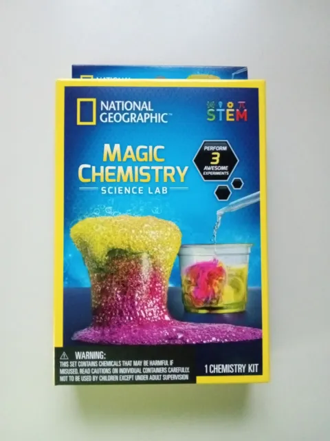 National Geographic Magic Chemistry Science Lab NEW