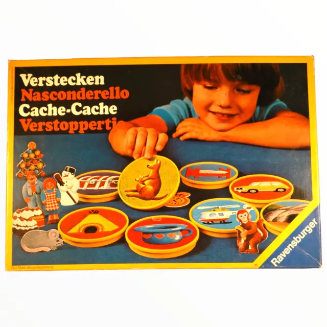 Ravensburger Verstecken 1978 Spielzeug Gesellschaftsspiele Spiele Brettspiel