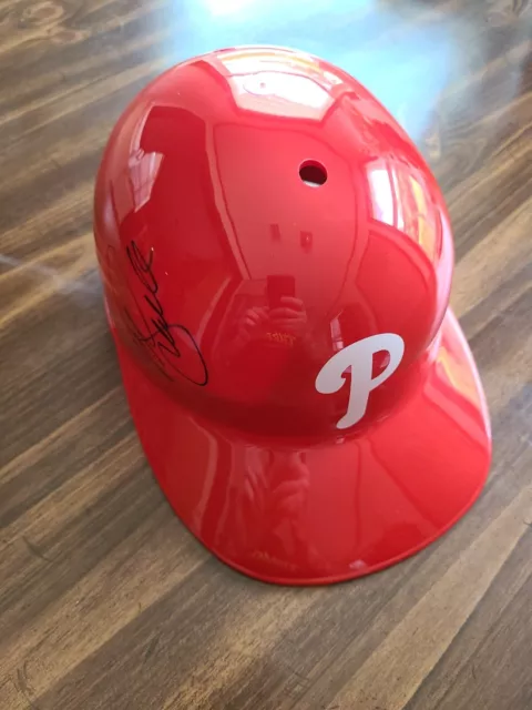 Mike Schmidt Signed Autographed Philadelphia Phillies Souvenir Helmet (JSA)