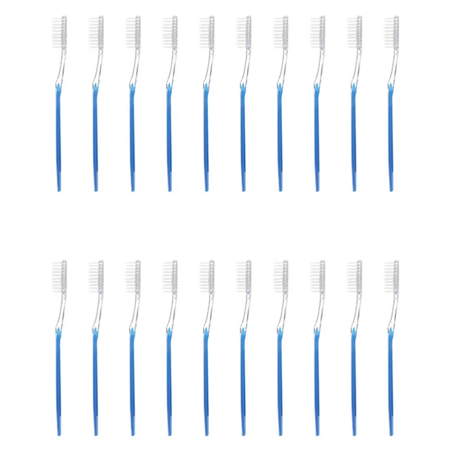 50 piezas Cepillos de dientes cómodos cepillos de dientes portátiles hotel viaje cepillos de dientes