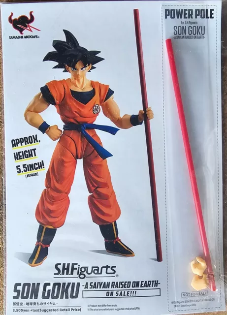 Tamashii Dragon Ball Z Goku Raised on Earth Power Pole For SH Figuarts