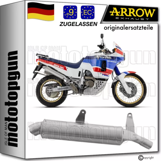 Arrow Auspuff Zugelassen Paris Dacar Nichrom Honda Xrv 650 Africa Twin 1988 88