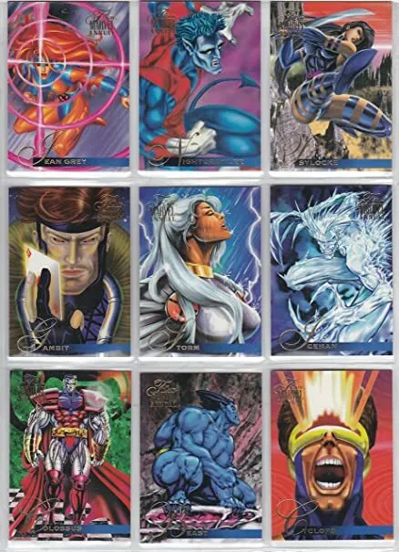 95 Fleer Flair Marvel Annual Base Set Single Trading Cards Complete Your Set NM