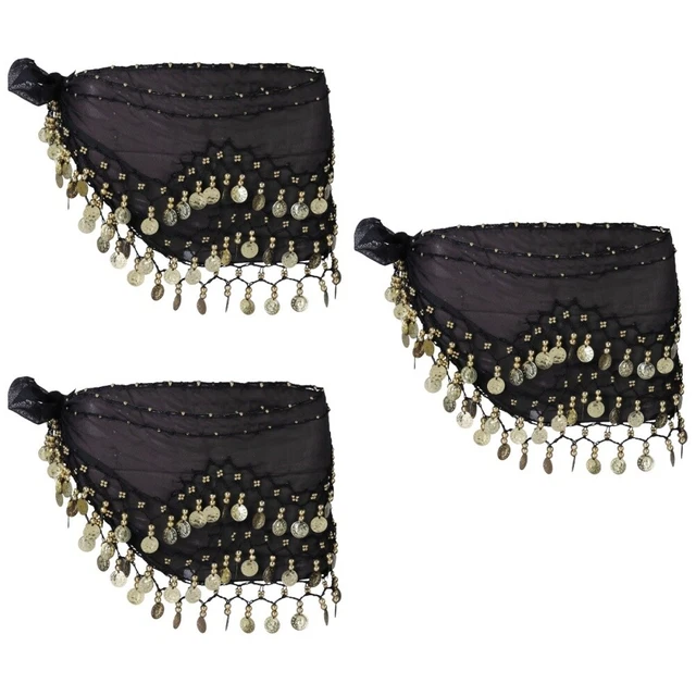 3 Pieces Damen Schwarzer Halsreif Piraten-Accessoires Für Frauen