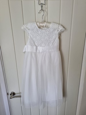 RJR John Rocha Ivory / White communion - bridesmaid - flower girl dress - Age 6