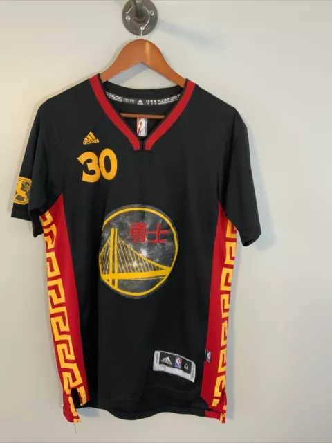 Stephen Curry Golden State Warriors #30 Chinese New Year Royal Jersey