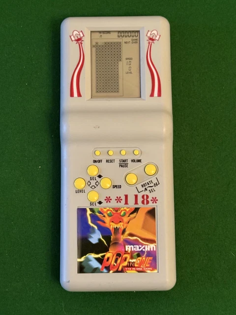 POP IN ONE 118 In One Game System console Brick Game £5.45 - PicClick UK